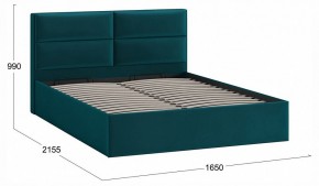 Кровать двуспальная Глосс с ПМ Тип 1 в Миассе - miass.ok-mebel.com | фото 4