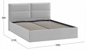 Кровать двуспальная Глосс с ПМ Тип 1 в Миассе - miass.ok-mebel.com | фото 4