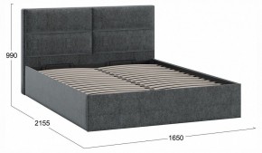 Кровать двуспальная Глосс с ПМ Тип 1 в Миассе - miass.ok-mebel.com | фото 4