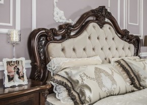 Кровать двуспальная Илона с мягким изголовьем (1800) караваджо в Миассе - miass.ok-mebel.com | фото 2
