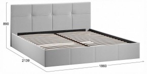 Кровать двуспальная Лора с ПМ в Миассе - miass.ok-mebel.com | фото 4