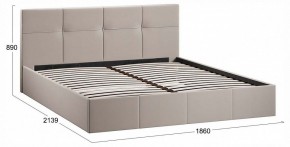 Кровать двуспальная Лора с ПМ в Миассе - miass.ok-mebel.com | фото 4