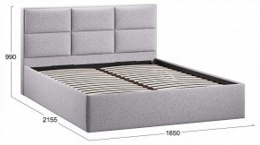 Кровать двуспальная Стелла с ПМ Тип 1 в Миассе - miass.ok-mebel.com | фото 4