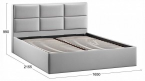 Кровать двуспальная Стелла с ПМ Тип 1 в Миассе - miass.ok-mebel.com | фото 3