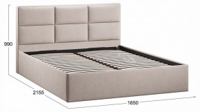 Кровать двуспальная Стелла с ПМ Тип 1 в Миассе - miass.ok-mebel.com | фото 4