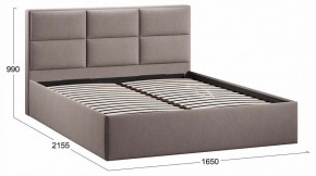 Кровать двуспальная Стелла с ПМ Тип 1 в Миассе - miass.ok-mebel.com | фото 4