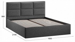 Кровать двуспальная Стелла с ПМ Тип 1 в Миассе - miass.ok-mebel.com | фото 4