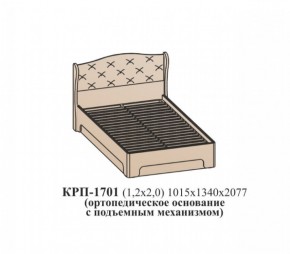 Кровать ЭЙМИ с подъемным механизмом КРП-1701 (1200х2000) Венге/патина серебро в Миассе - miass.ok-mebel.com | фото