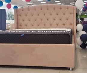 Кровать Франческа + Решетка+ПМ (1400) *БЕЗ ДНА в Миассе - miass.ok-mebel.com | фото 2