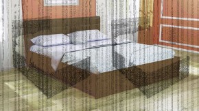Кровать интерьерная Лита с латами 1600*2000 в Миассе - miass.ok-mebel.com | фото 4