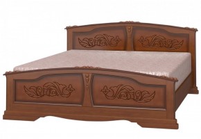ЕЛЕНА Кровать из массива 1200 (Орех) в Миассе - miass.ok-mebel.com | фото