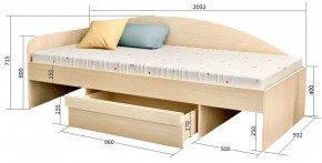 Кровать Изгиб в Миассе - miass.ok-mebel.com | фото 2