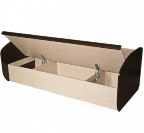 Кровать КД-1.8 с подъемным механизмом (Венге/Дуб молочный) в Миассе - miass.ok-mebel.com | фото 2