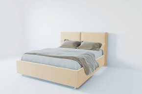 Кровать Корсика с ПМ 1200 (экокожа бежевая) в Миассе - miass.ok-mebel.com | фото 2