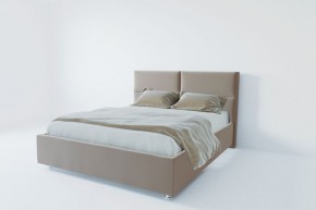 Кровать Корсика с ПМ 1600 (велюр светло-серый) в Миассе - miass.ok-mebel.com | фото 2