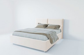 Кровать Корсика с ПМ 1800 (экокожа белая) в Миассе - miass.ok-mebel.com | фото 2