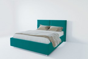 Кровать Корсика с ПМ 1800 (велюр бирюзовый) в Миассе - miass.ok-mebel.com | фото 2