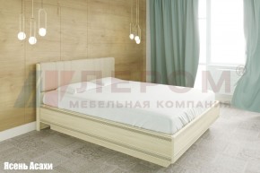Кровать КР-1013 с мягким изголовьем в Миассе - miass.ok-mebel.com | фото