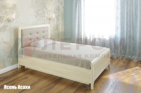 Кровать КР-1031 с мягким изголовьем в Миассе - miass.ok-mebel.com | фото