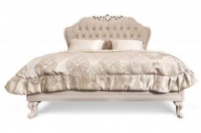 Кровать Мокко 1800 с мягким изголовьем + основание (бежевый) в Миассе - miass.ok-mebel.com | фото 2