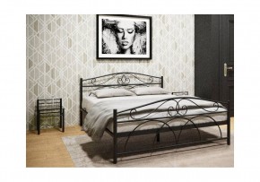 Кровать Морика 180х200 черная в Миассе - miass.ok-mebel.com | фото 1