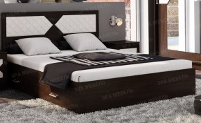 Кровать Николь 1400 (венге) в Миассе - miass.ok-mebel.com | фото 1