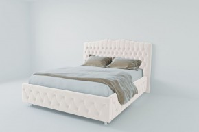 Кровать Нягань с ПМ 900 (экокожа белая) в Миассе - miass.ok-mebel.com | фото