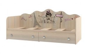 Кровать для детской КР24 Париж в Миассе - miass.ok-mebel.com | фото 1