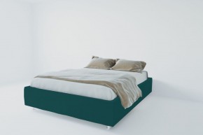 Кровать Подиум с ортопедическим основанием 800 (велюр бирюзовый) в Миассе - miass.ok-mebel.com | фото