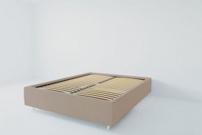 Кровать Подиум с ортопедическим основанием 800 (велюр серый) в Миассе - miass.ok-mebel.com | фото 2