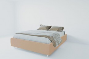 Кровать Подиум с ортопедическим основанием 800 (велюр светло-серый) в Миассе - miass.ok-mebel.com | фото