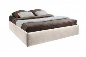 Кровать Подиум с ПМ 800 (экокожа белая) в Миассе - miass.ok-mebel.com | фото 2