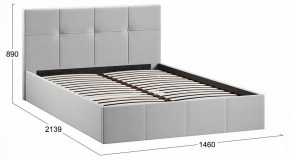 Кровать полутораспальная Лора с ПМ в Миассе - miass.ok-mebel.com | фото 4