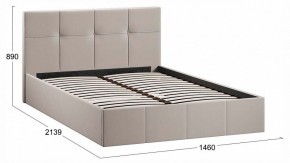 Кровать полутораспальная Лора с ПМ в Миассе - miass.ok-mebel.com | фото 4
