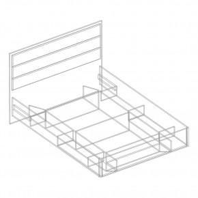 Кровать "Милана" с мягкой спинкой БЕЗ основания 1200х2000 в Миассе - miass.ok-mebel.com | фото 4