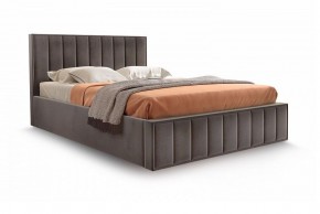 Кровать "Вена" 1400 СТАНДАРТ Вариант 3 Мора коричневый + бельевой ящик с кроватным основанием и подъемным механизмом в Миассе - miass.ok-mebel.com | фото