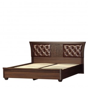 Кровать с мягким изголовьем №200 "Лючия" (1800) Дуб оксфорд в Миассе - miass.ok-mebel.com | фото