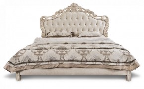 Кровать с мягким изголовьем "Патрисия" с основанием (1800) крем в Миассе - miass.ok-mebel.com | фото