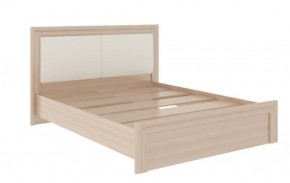 Кровать 1.6 Глэдис М31 с настилом и мягкой частью (ЯШС/Белый) в Миассе - miass.ok-mebel.com | фото 2