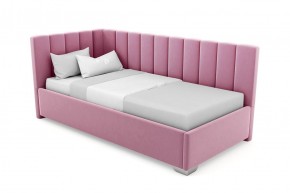 Кровать угловая Хлоя интерьерная +основание (80х200) в Миассе - miass.ok-mebel.com | фото 6