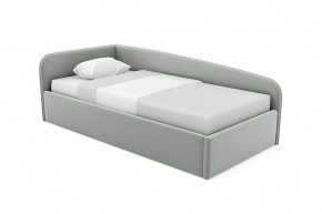 Кровать угловая Лэсли интерьерная +основание (120х200) в Миассе - miass.ok-mebel.com | фото 8