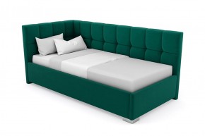 Кровать угловая Мия интерьерная +основание (120х200) в Миассе - miass.ok-mebel.com | фото 15