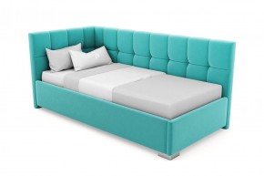 Кровать угловая Мия интерьерная +основание (120х200) в Миассе - miass.ok-mebel.com | фото 21
