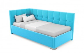 Кровать угловая Мия интерьерная +основание (120х200) в Миассе - miass.ok-mebel.com | фото 22