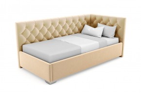 Кровать угловая Виола интерьерная +основание (90х200) в Миассе - miass.ok-mebel.com | фото 17