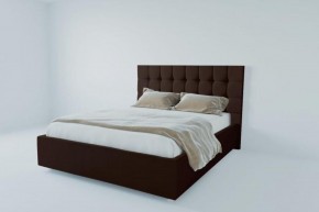 Кровать Венеция без основания 800 (экокожа коричневая) в Миассе - miass.ok-mebel.com | фото