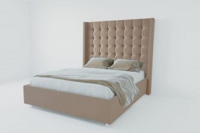 Кровать Венеция ЛЮКС без основания 800 (велюр серый) в Миассе - miass.ok-mebel.com | фото