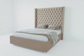 Кровать Версаль ЛЮКС без основания 800 (велюр серый) в Миассе - miass.ok-mebel.com | фото