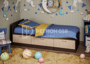 Кровать Юниор-5 ЛДСП в Миассе - miass.ok-mebel.com | фото