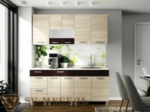 Кухонный гарнитур Арабика 1800 (720) в Миассе - miass.ok-mebel.com | фото 1